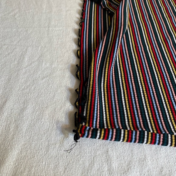 Popular21 midi colorful striped pencil skirt size M - Picture 4 of 9